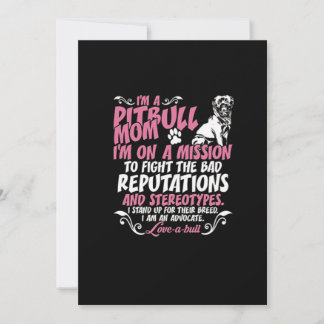 Cartão De Festividades Sou Pitbull Mãe