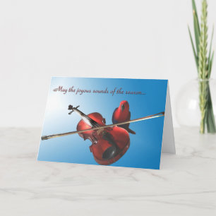 Cartão De Festividades Sounds of the Season