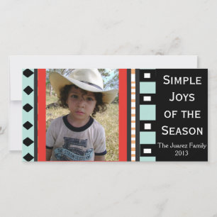 Cartão De Festividades Southwest Geometric Holiday -Customizable