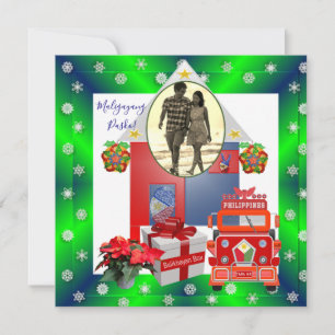 Cartão De Festividades Special Moment, Philippine Culture Christmas Card