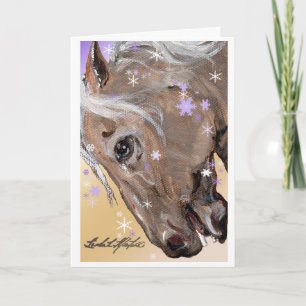 Cartão De Festividades Spirit of the Mustang Christmas Card