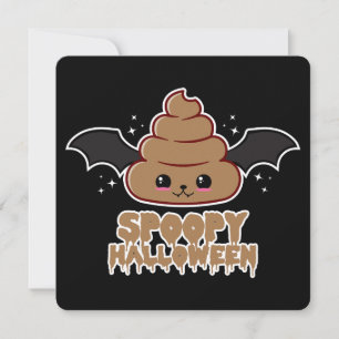 Cartão De Festividades Spoopy Halloween Kawaii
