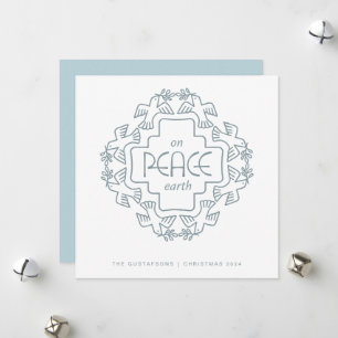 Cartão De Festividades Spruce Peace Wreath