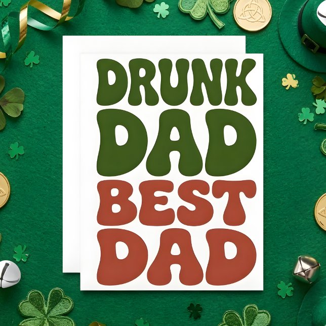 Cartão De Festividades St Patrick’s Day Card for Dad Funny (Criador carregado)