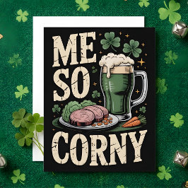 Cartão De Festividades St Patrick’s Day Corned Beef Humor Card