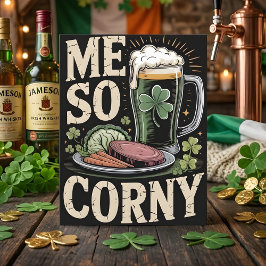 Cartão De Festividades St Patrick’s Day Funny Food Card