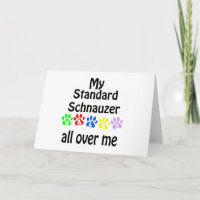 Standard Schnauzer Walks Design