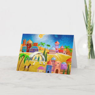 Cartão De Festividades Star over Bethlehem x-mas card