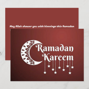 Cartão De Festividades Starry Ramadan Kareem