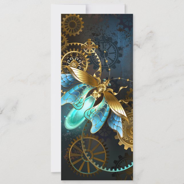 Cartão De Festividades Steampunk Firefly (Frente)