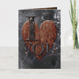 Cartão De Festividades Steampunk I Love You Namorados
