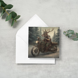 Cartão De Festividades Steampunk Natal