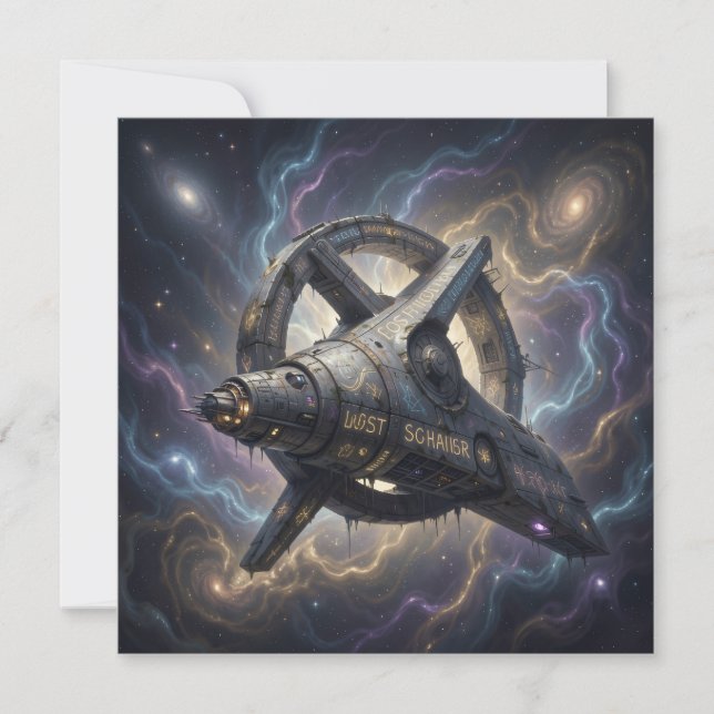 Cartão De Festividades Stellar Path – Journey Through the Universe´7 (Frente)