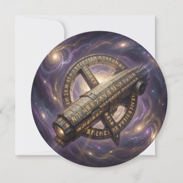 Cartão De Festividades Stellar Path – Journey Through the Universe´9 (Frente)