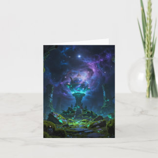 Cartão De Festividades Sternenpfad – Reise durch das Universum