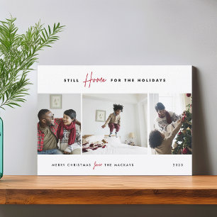 Cartão De Festividades Still Home For the Holidays Funny 3 Photo