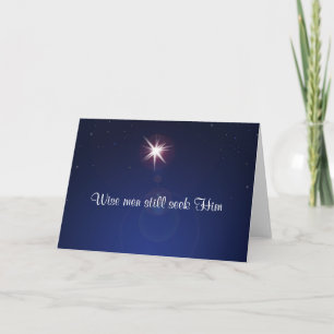 Cartão De Festividades "Still Seeking" Christmas Card