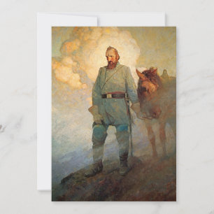 Cartão De Festividades Stonewall Jackson por N. C. Wyeth