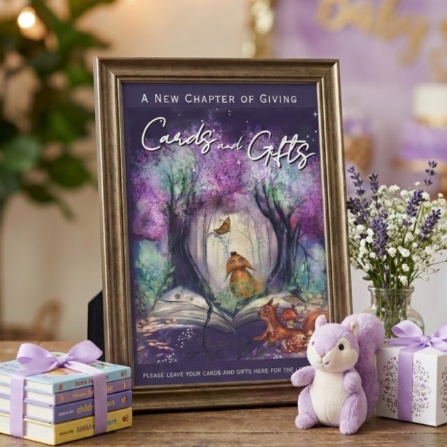 Cartão De Festividades Storybook Enchanted Purple Forest Cards and Gifts  (Storybook Enchanted Purple Forest Cards and Gifts )