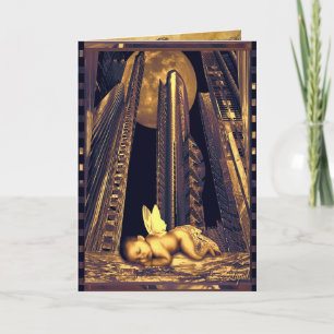 Cartão De Festividades Street Sleeper Holiday