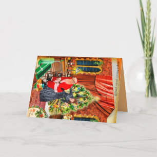 Cartão De Festividades Stupid Santa! I prefer jewelry :/