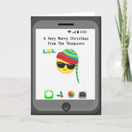 Cartão De Festividades SUA FOTO: "Tenha seu Natal feliz"