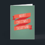 Cartão De Festividades SugarPlum do Feliz Natal<br><div class="desc">SugarPlum do Feliz Natal</div>