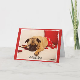 Cartão De Festividades Sulco do Pug