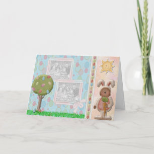 Cartão De Festividades Sunny Easter Double Photo Frame Card TBA 3/18/09