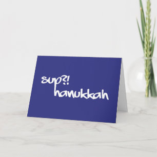 Cartão De Festividades Sup!? Hanukkah