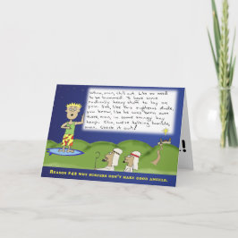 Cartão De Festividades Surfer Angel