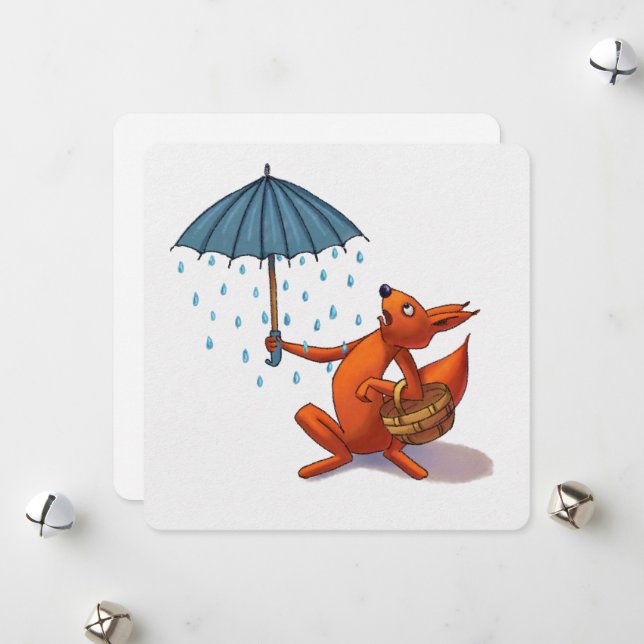 Cartão De Festividades Surpresa! (Frente/Verso In Situ)