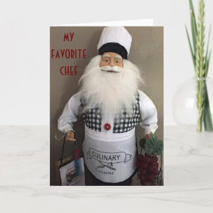 CARTÃO DE FESTIVIDADES SURPRESA DE NATAL PARA MÍGUIA/COZINHO FAVORITO