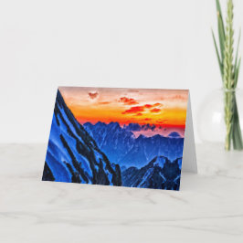 Cartão De Festividades Surreal Japonês Mounties