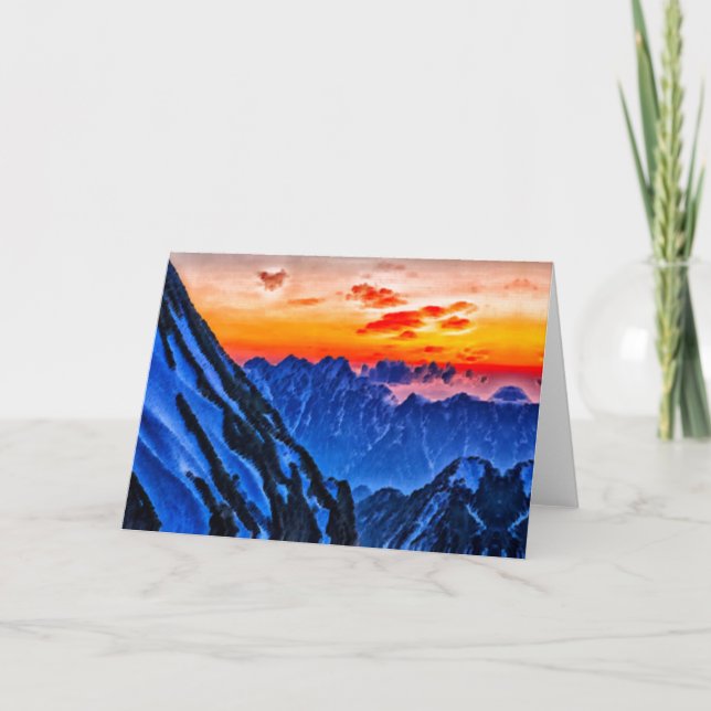 Cartão De Festividades Surreal Japonês Mounties (Frente)