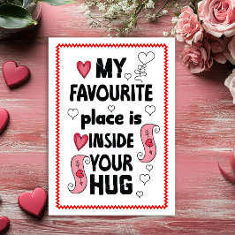 Cartão De Festividades Sweet Love Quote Hand Drawn Valentine Card