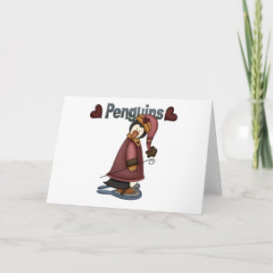 Cartão De Festividades T-shirts e presentes de pinguim-neve