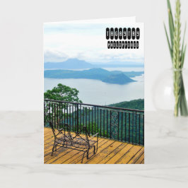 Cartão De Festividades Tagaytay