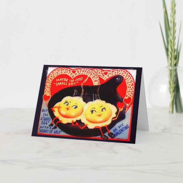 Cartão De Festividades Talvez eu sou apenas uns namorados retros da (Frente)