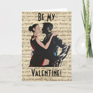 Cartão De Festividades Tango dancers