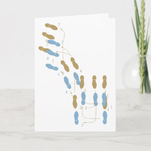 Cartão De Festividades Tango of Love Card (Two Men)