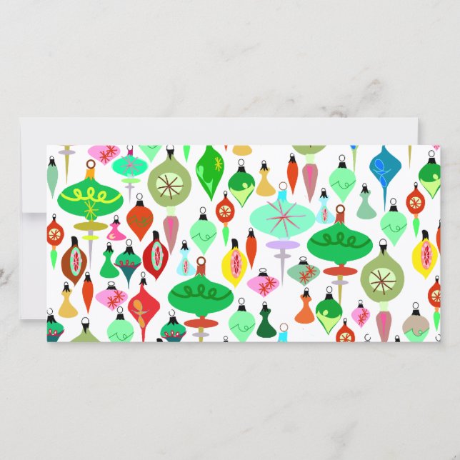 Cartão De Festividades Tantas Ornações (Frente)
