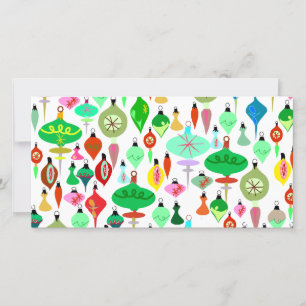 Cartão De Festividades Tantas Ornações