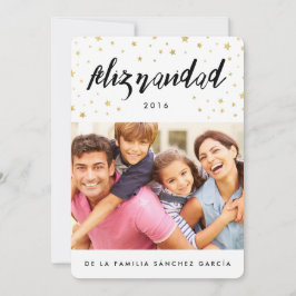 Cartão De Festividades Tarjeta Navideñas de Fotos | Feliz Navidad