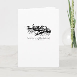 Cartão De Festividades Tarquin and Christmas