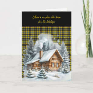 Cartão De Festividades Tartan de Natal do Clã Escocês da Cornualha