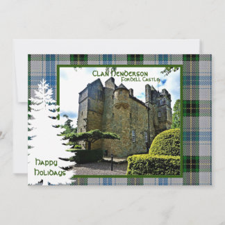 Cartão De Festividades Tartan Personalizado do Clã Escocês Henderson