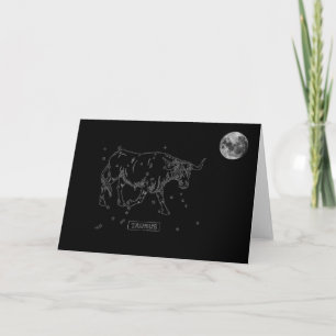 Cartão De Festividades Taurus Greting Card