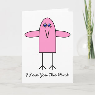 Cartão De Festividades Te Amo Tanto