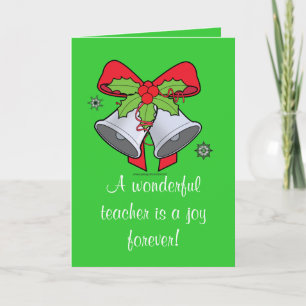 Cartão De Festividades Teacher Holiday Card